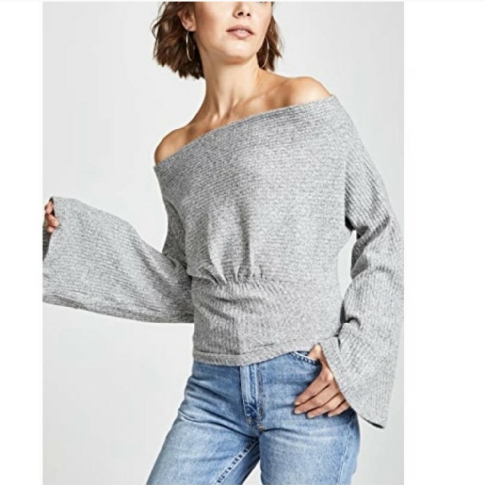 We the Free Crazy on You Thermal Top Gray Medium